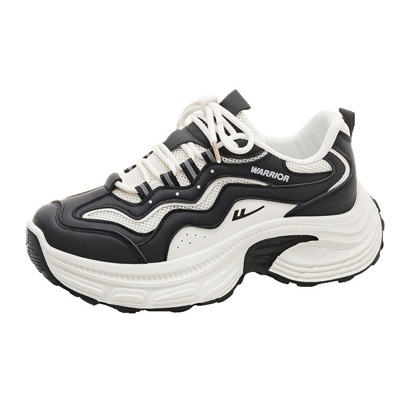 Huili Official Women's Shoes, Winter Sports Shoes for Women, 2025 New Trendy Comfortable Shoes, Black And White, Size 38 (240mm)