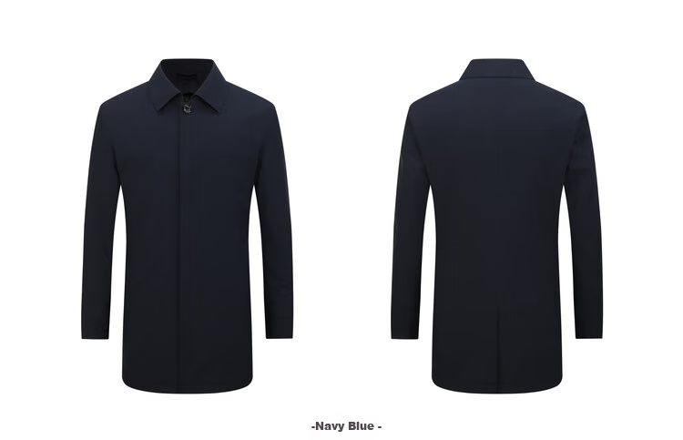 YOUNGOR [Detachable Goose Down Inner Liner Windbreaker] Autumn And Winter Executive Coat, Navy Blue (New), XL (180/100A) 24