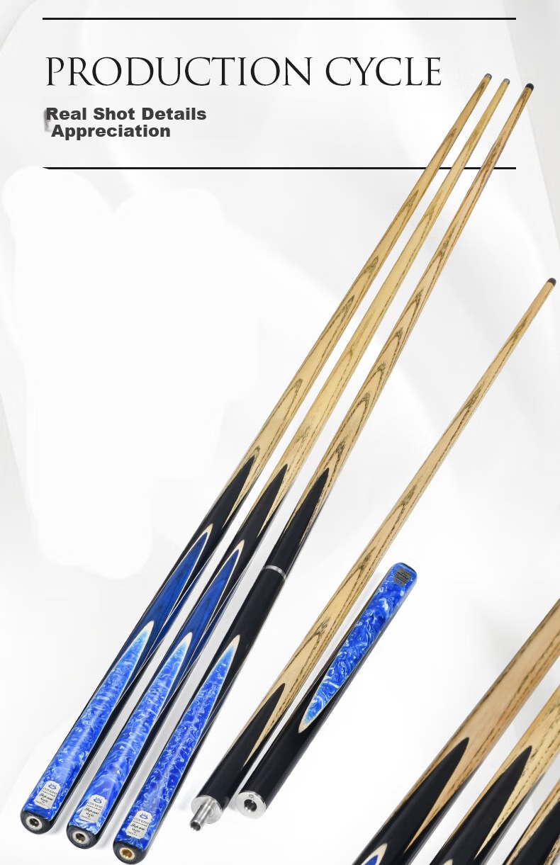 Aomi Xianyan Billiard Cue, Detachable 9.5mm Black 8 Snooker Cue, Small Tip 16 Color Black Eight Ball Cue, Pool Cue 11