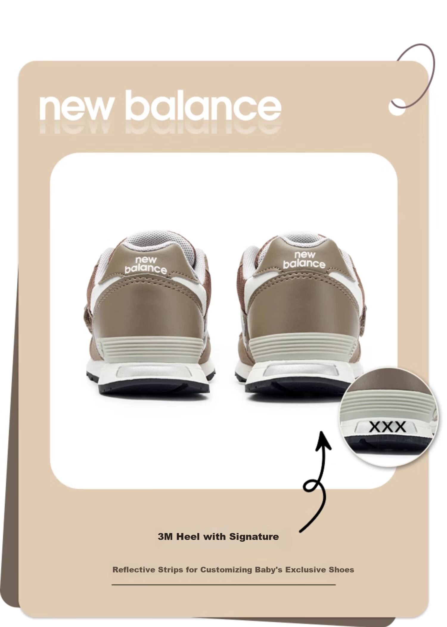 NEW BALANCE Children's Shoes for Ages 4-7, Spring And Autumn Fashion Versatile Lightweight Sneakers 313 3