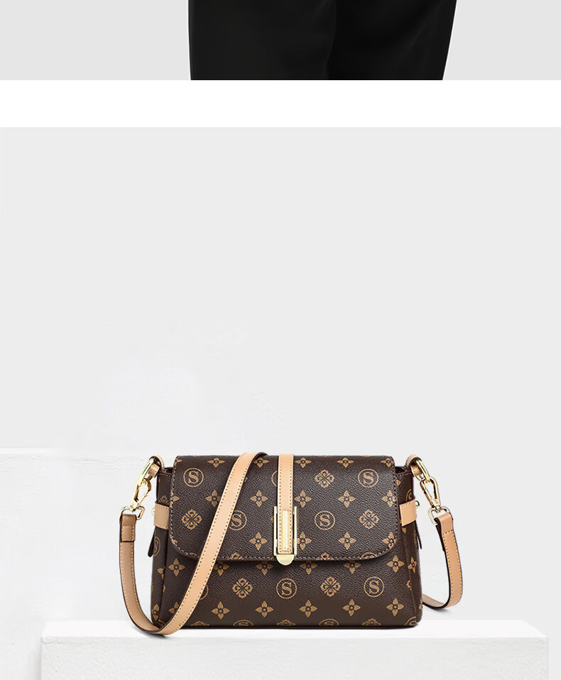 Aiqinghai Handbag, Women's Crossbody Bag, Shoulder Bag, Large Capacity, Light Luxury, Niche Brand, Birthday And Mother's Day Gift, Practical Present for Mom 4