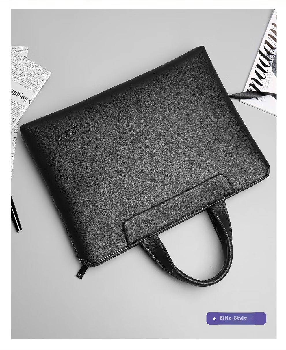 COW Men's Bag, Briefcase for Men, Fashionable Casual Light Business Handbag Backpack Laptop Bag, C-9810 Elite Model 3