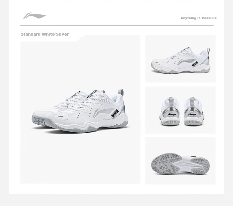 Li-Ning Badminton Shoes, Unisex Fly Leg Design, Non-Slip Wear-Resistant Tennis Shoes, Table Tennis Shoes, Low-Profile Flying Sports Shoes 14