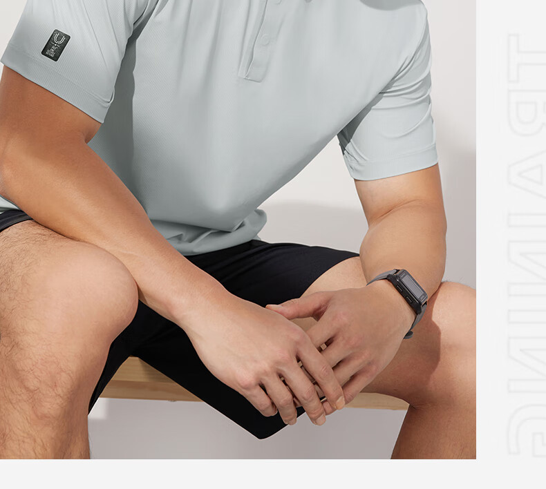 361° Men's Spring Summer Sports Polo Shirt Casual Loose Cool Breathable Short Sleeve 652624107-4 3