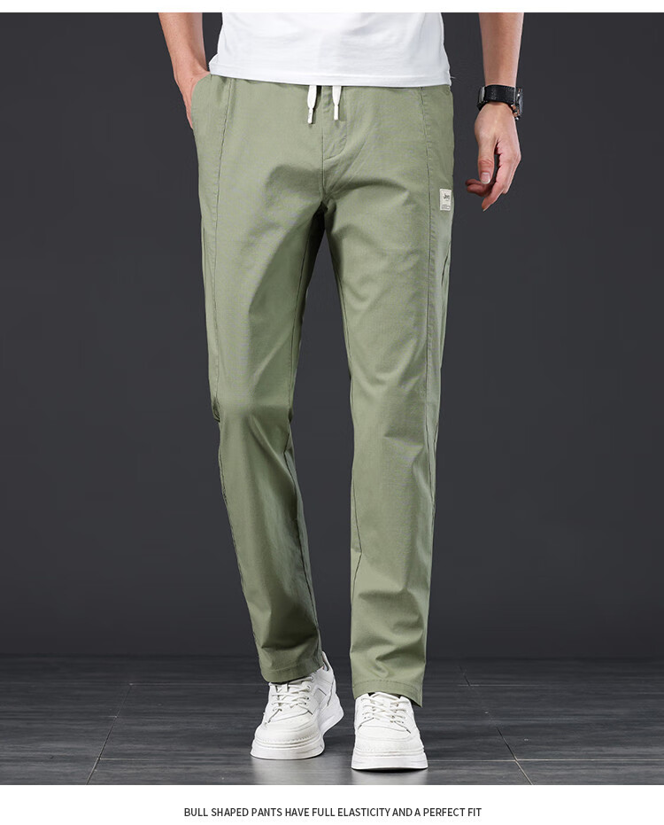 JEEP Comfortable And Simple Casual Pants for Men, 2026 Summer Fashion Versatile Straight-Leg Trousers, Commuter Long Pants for Me 8