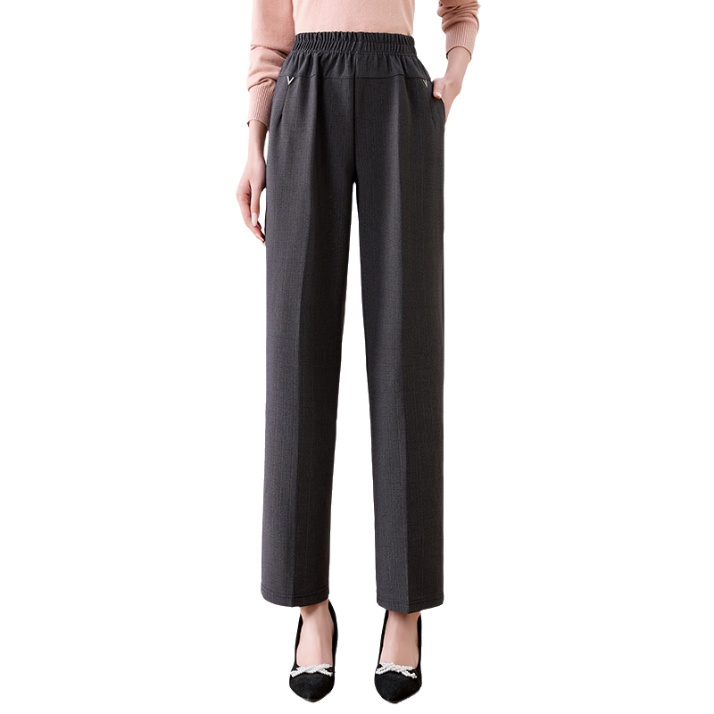 YUZHAOLIN Middle-aged and Elderly Women's Spring and Autumn Long Pants Casual Pants for Moms Y51X060