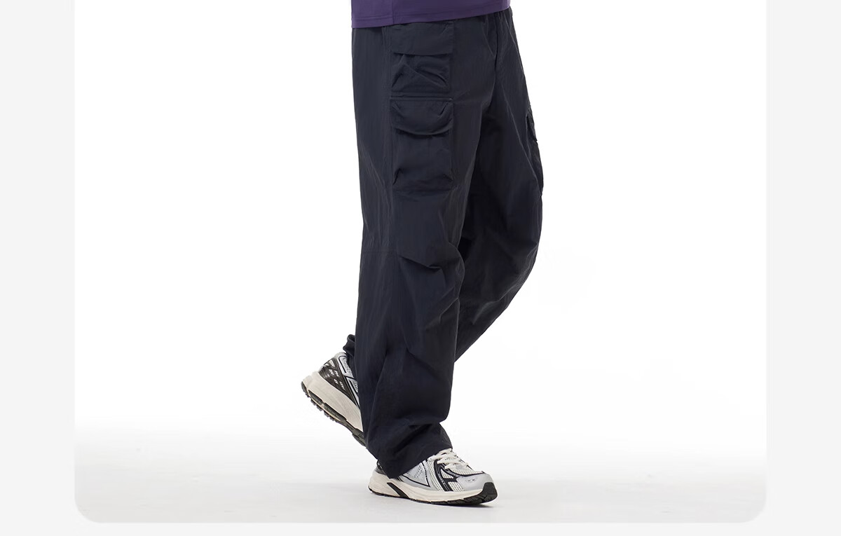 CAMEL [Wang Junkai's Choice] Outdoor Quick-Dry Long Pants for Men And Women, Summer 2025 Workwear Paratrooper Pants, Cool-Feeling Sports Pants M 22
