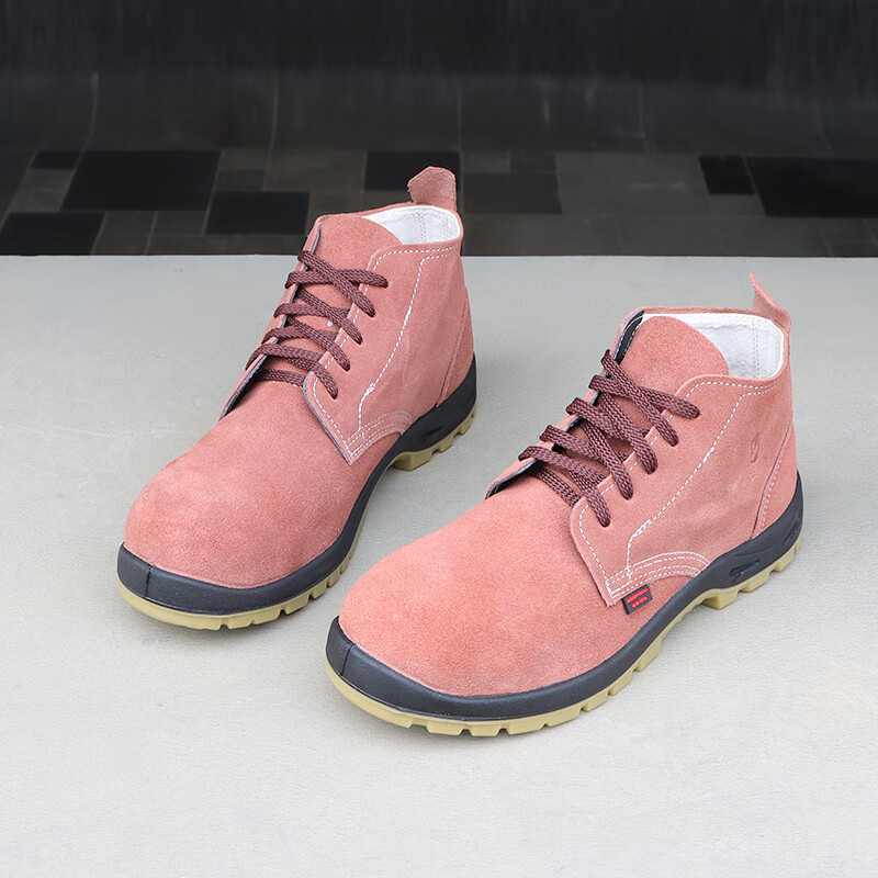 DUNWANG Suede Cowhide Welding Work Safety Shoes Men Construction Anti-Smash Toe Durable Slip-Resistant 9788-7 Size 42