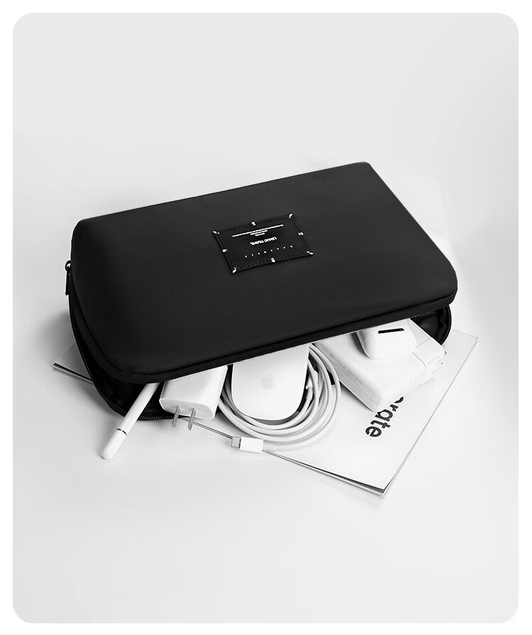 Lehuolvxing Digital Storage Bag for Chargers, Phone Cables, Portable Power Bank Accessories, Mouse, Small Passport And ID Holder 2