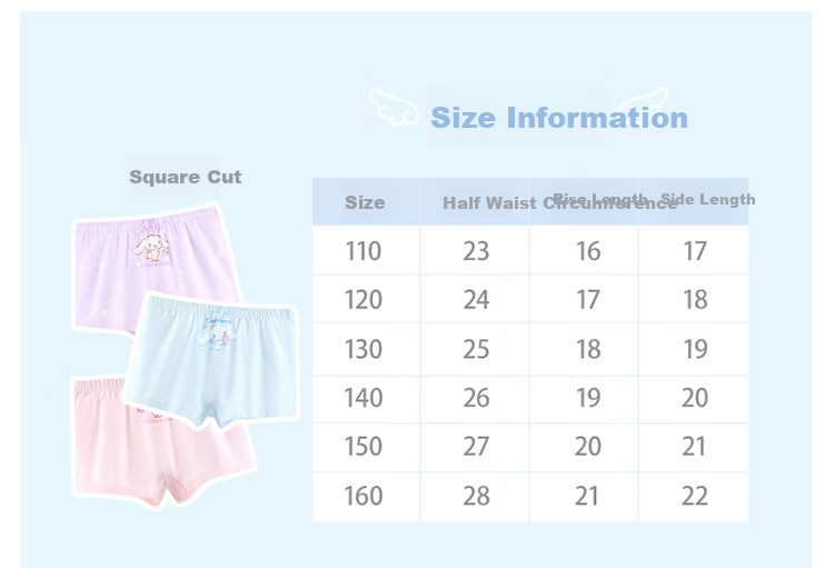 Hello Kitty Girls' Cotton Underwear, Children's Boxer Briefs, Spring And Summer Baby Triangle Breathable Thin Shorts, 231006 Triangle 120 4