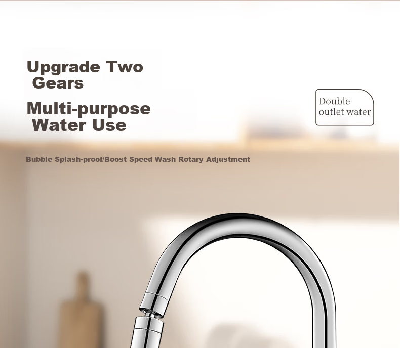 ZUNCHI Kitchen Faucet, Stainless Steel Hot And Cold Dishwashing Sink Basin, 360° Rotating Anti-Splash Household Tap, 2056B 10