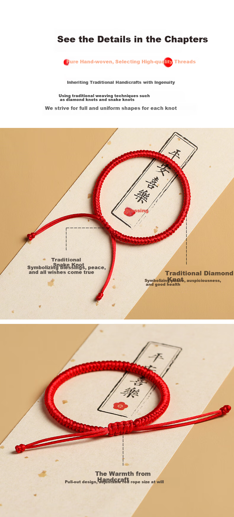 Jinshiling 2026 Year of The Horse Zodiac Bracelet, Red String Bracelet for Men And Women, Tai Shou Couple's Bracelet, Birthday Gift 5