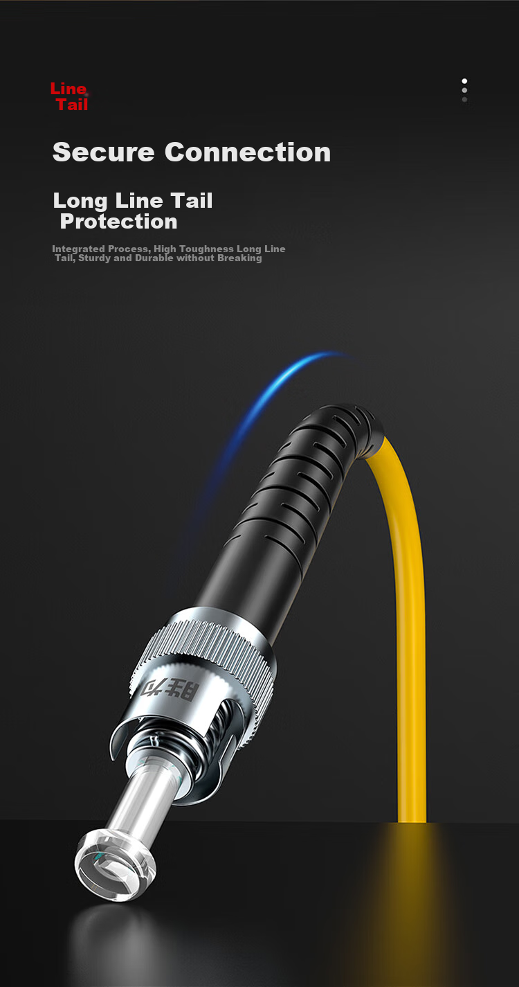 Shengwei Engineering Telecom-Grade Fiber Optic Patch Cable, ST-SC Single-Mode Single-Core 3 Meters, 9/125 Low Smoke Zero Halogen Environmentally Friendly Outer Sheath, Transceiver Pigtail, FSC-106 6