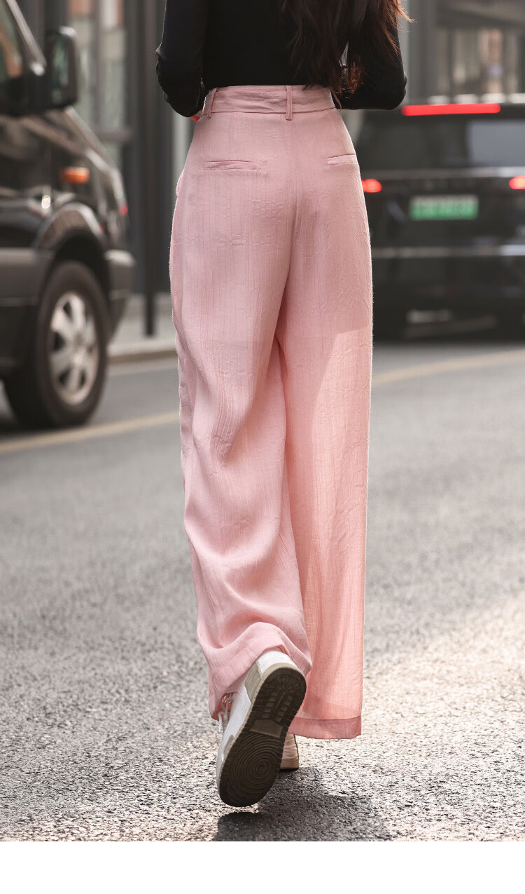 Dme [Lazily Casual Pants] Autumn Style, Relaxed Fit, Textured Design, Versatile Casual Pants for Wome 20