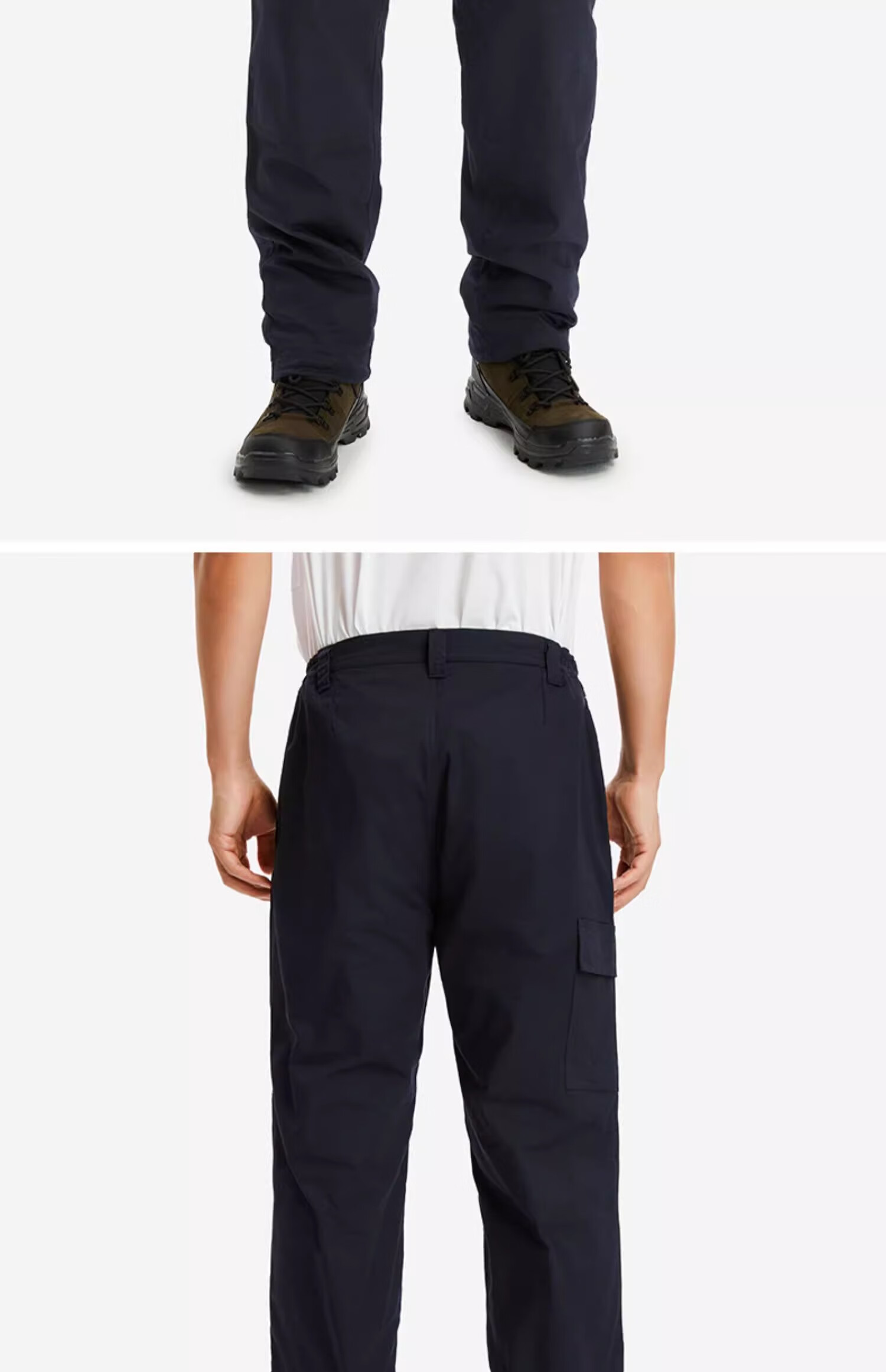 DECATHLON Outdoor Sports Casual Pants, Long Trousers, Workwear for Men, Autumn Fleece-Lined Warm Pants, Army Green, S-4228356 10