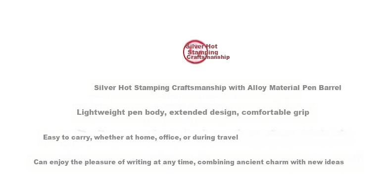 Liupintang [Mid-Autumn Festival Gift] Fountain Pen-Style Calligraphy Brush Professional Wolf Hair Soft Brush Small Regular Script Brush for Beginners Running Script Water-Style Practice Set Scientific Calligraphy Brush Ink Cartridge 9