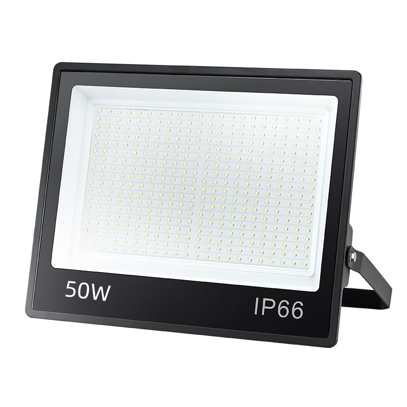 Deyan LED Floodlight Outdoor Waterproof Spotlight Industrial Lighting High Power Factory Road Lamp 50W - White Bright Model