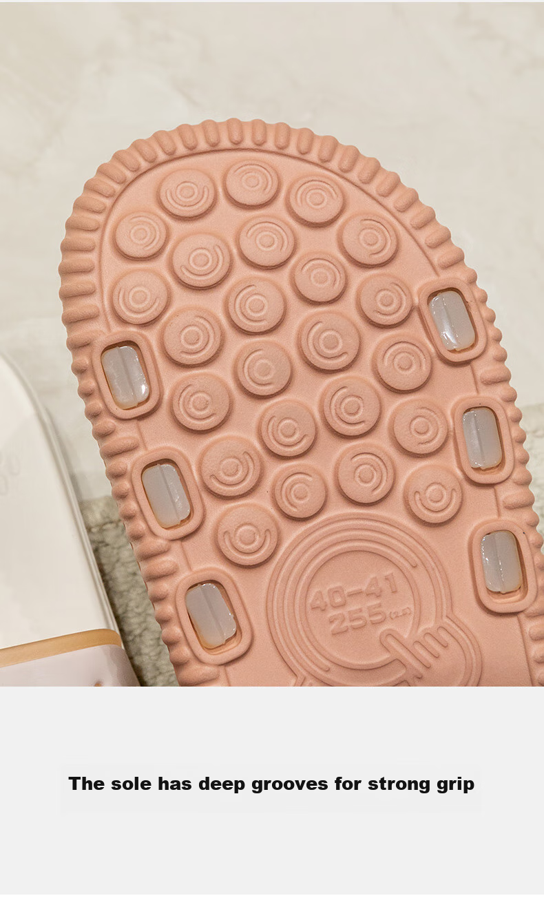 PaulFrank Paul Frank Lightweight Slippers Spring And Summer Men's And Women's Home Soft Elastic Outdoor Thick-Soled Squishy Sandals 241 Black Women's 38-39 3