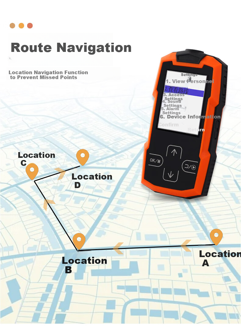 Kemi (Comet) CX13 4G Version Real-Time Upload Patrol Machine, Illuminated Patrol Wand, Security Patrol System, with Display Screen And Voice Announcements 6