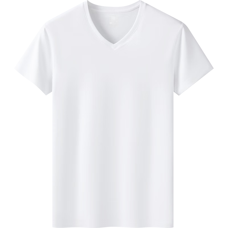 THREEGUN Artisan Series V-Neck Men's Vest 120-Count Long-Staple Cotton Luxury Silk-Soft Seamless Comfortable New Gift Box