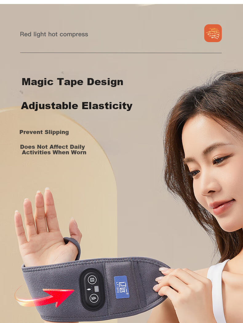 Liaoyuan [Red Light Heat Therapy] Electric Heating Wrist Guard, Tendonitis Heat Therapy Wrist Sleeve, TFCC Wrist Massager, Mid-Autumn Festival Gift 10