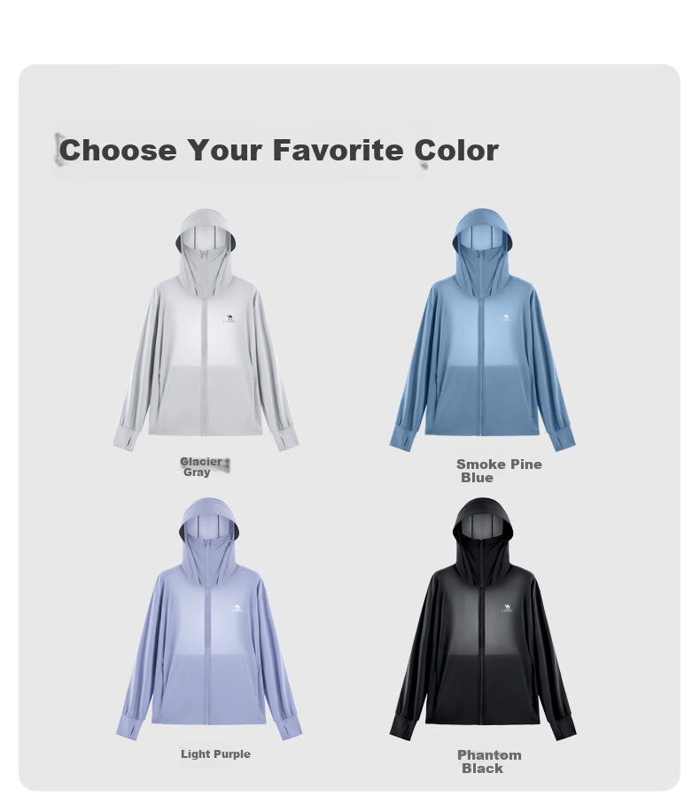 CAMEL Ice Mountain Sun Protection Shirt 2.0 Men's UPF100+ Original Yarn Ice-Cool Quick-Dry Stretch Skin Coat Summer M14BA03090 31