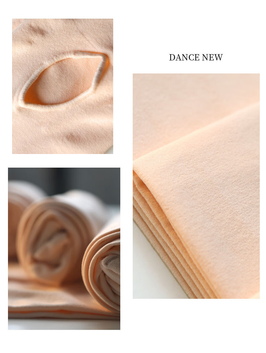Xiaomoliwudao Adult Ballet Dance Practice Stockings, Black Seamless (Small Size 155-165) 9