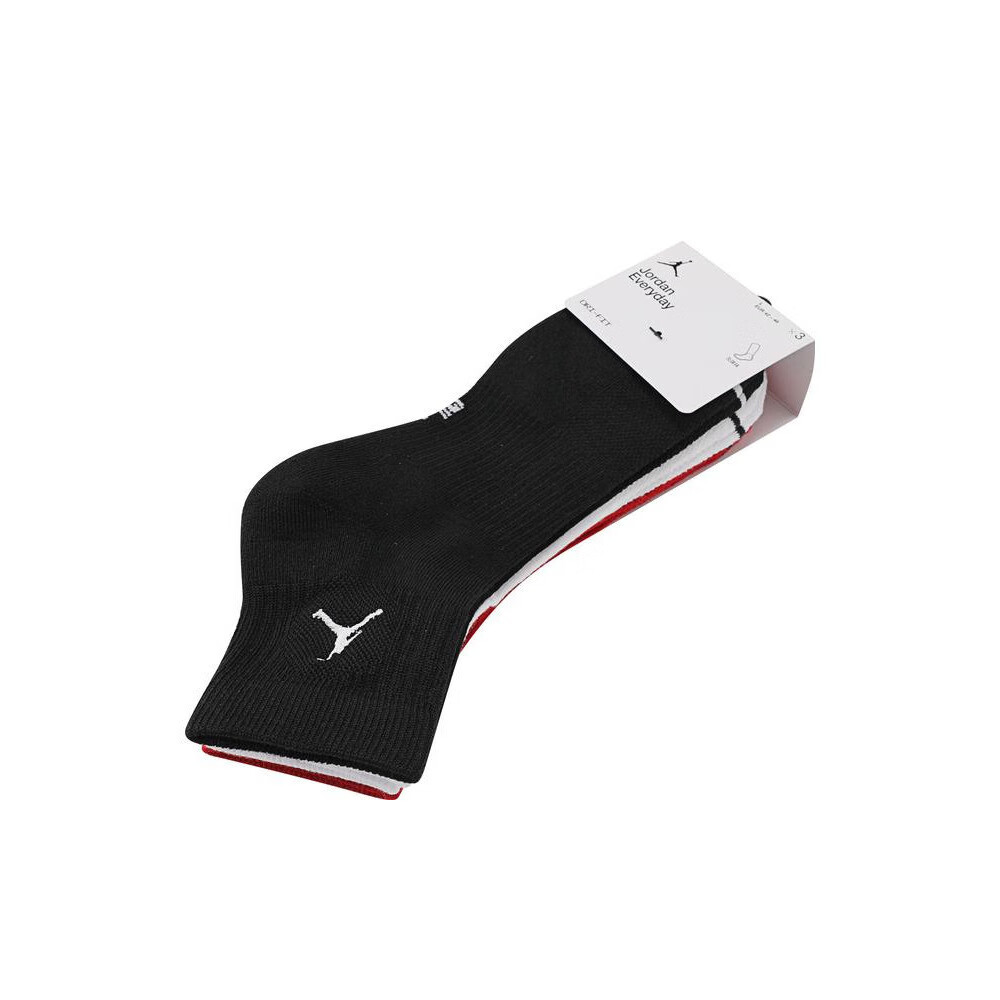 NIKE Unisex Quick-Dry Breathable Sports Socks Short Socks 3-Pack DX9655-902 Black L 3