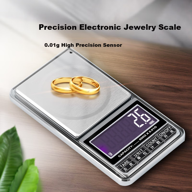 Meilen Electronic Scale, 0.01g Jewelry Scale, Portable Electronic Balance, High Precision Mini Gram Scale, Gold Weighing Scale