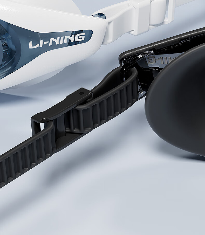 Li-Ning Swimming Goggles, Waterproof And Anti-Fog, for Men And Women, High-Definition, Professional Training, for Nearsighted Swimmers, Model 2805 Black, -3.00 Diopters 12