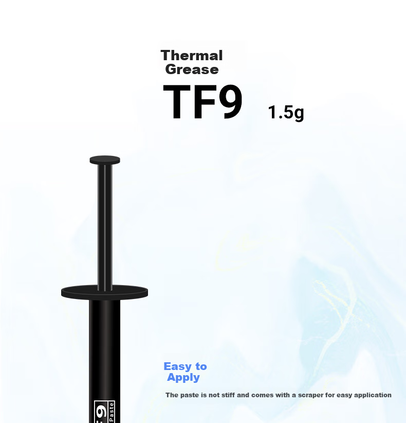 Thermalright TF9 (2.9g) (Cooling Accessories/CPU Thermal Paste/2.9g Package/Thermal Conductivity 14/Laptop Thermal Paste/With Thermalright Spreader) 2