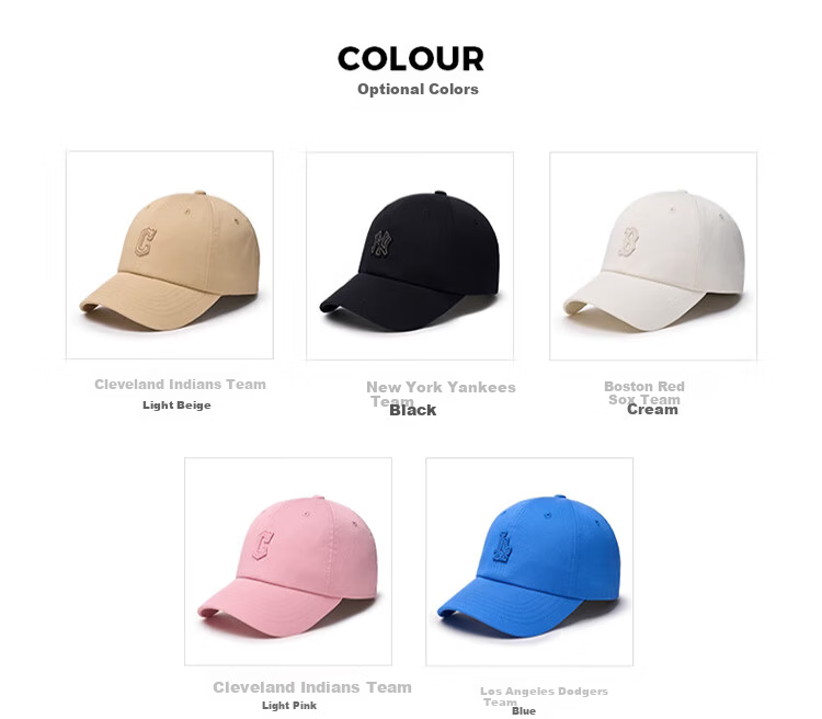 MLB Baseball Cap for Men And Women, Casual Soft Top Sun Visor Hat, Birthday Gift, 3ACP7701N-50BGS 6