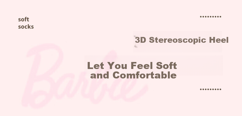 Barbie Children's Socks, Girls' Cotton Socks for Spring And Autumn, Short Socks, Mid-Calf Socks for Girls, Socks for Older Children And Students, 5 Pairs Set 7