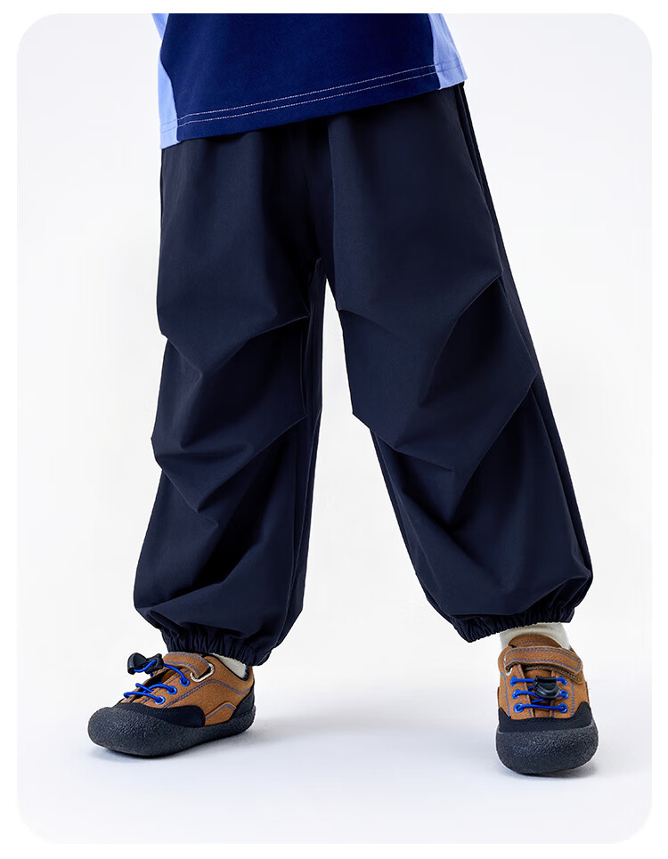 MQDMINI Children's Clothing, Boys And Girls Casual Pants, Kids' Sports Trousers, Simple Paratrooper Pants 23