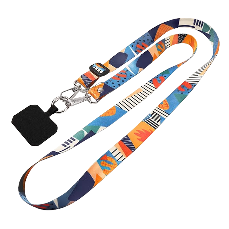 Dipuer Phone Strap, Neck Strap, Crossbody Strap, Vintage Phone Strap, Phone Case Pad, Clip, Anti-Loss Strap, Neck Strap Patch, Anti-Theft Strap [Beilu Qinglan]