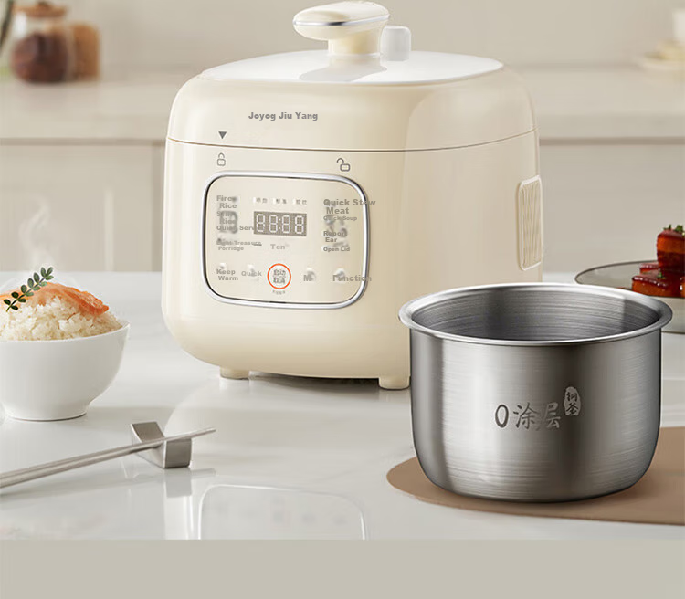 Joyoung Household 3L Pressure Cooker, Non-Coated Stainless Steel Inner Pot, Electric Rice Cooker, Pressure Cooker, 30NS1 6