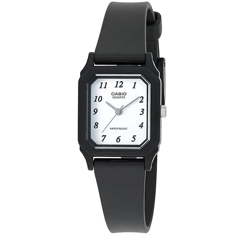 Casio Women's Watch, Small Black Dial, Fashionable And Simple, Suitable for Students' Exams, Analog Quartz Watch for Women LQ-142