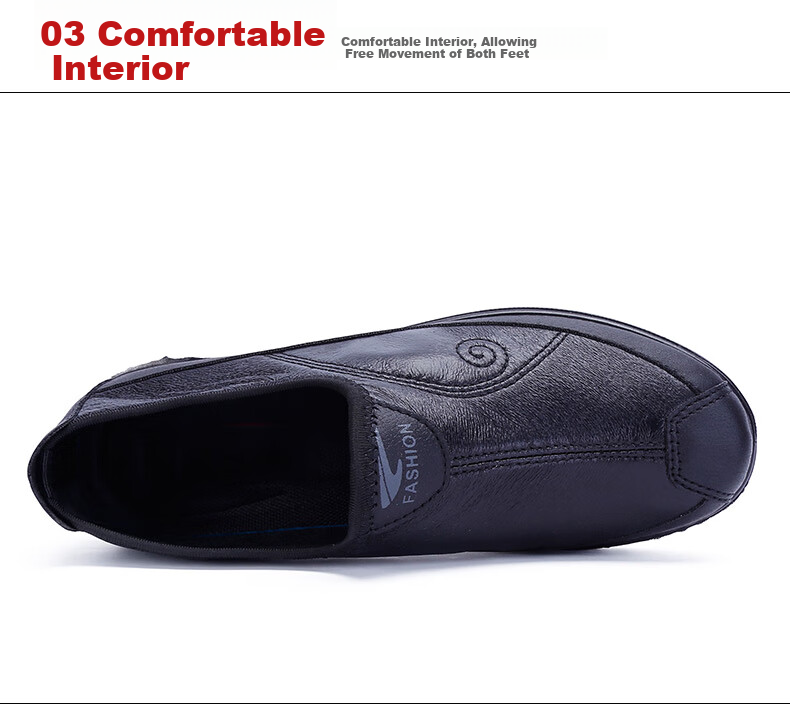 Ankang Old Beijing Cloth Shoes, Women's Shoes for Mothers, Soft Sole, Breathable, Soft Upper, Middle-Aged And Elderly, Lightweight Casual Round Toe Shoes for Seniors AK77701, Black, Size 41 7