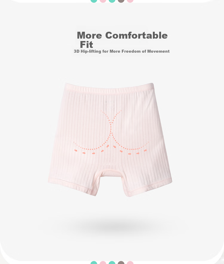 Jiusuiban Children's Safety Shorts, Girls' Spring And Summer 50s Modal High-Elastic Thin Anti-Chafing Boyshort Underwear, Girls' Leggings 8