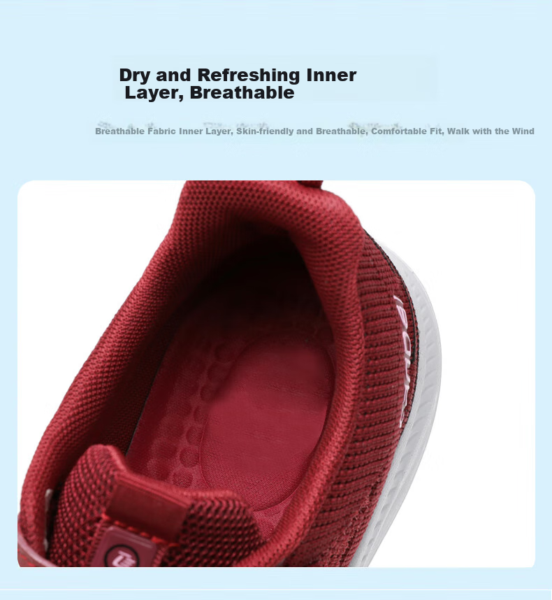 Ankang Summer Sports Shoes, Soft Sole, Middle-Aged And Elderly, Mesh Breathable, Walking Shoes for Mothers, Old Beijing Cloth Shoes for Women, A6009, Black, Size 39 12