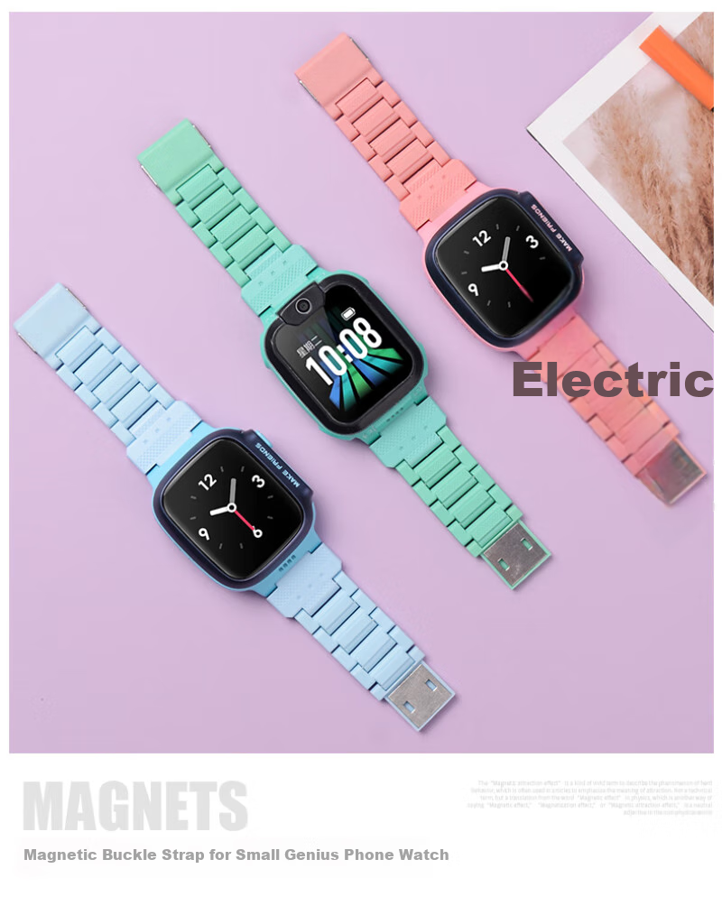Watchbond Compatible Watch Bands for Xiaotiancai Children's Smartwatches Z9/Z11/Z10/Z8/Z8A/Z7, Magnetic Clasp, Bumblebee Q1A/Z6Pro, Peak Youth Q1R/Y03/D3 Smartwatches 11