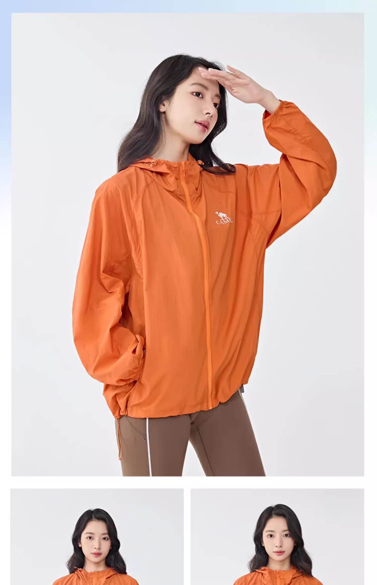 CAMEL 【Muguang C+】Sun Protection Jacket 25 Spring Summer UPF400+ Original Yarn Unisex Cooling Sun Protection Clothing 9001 XL 13