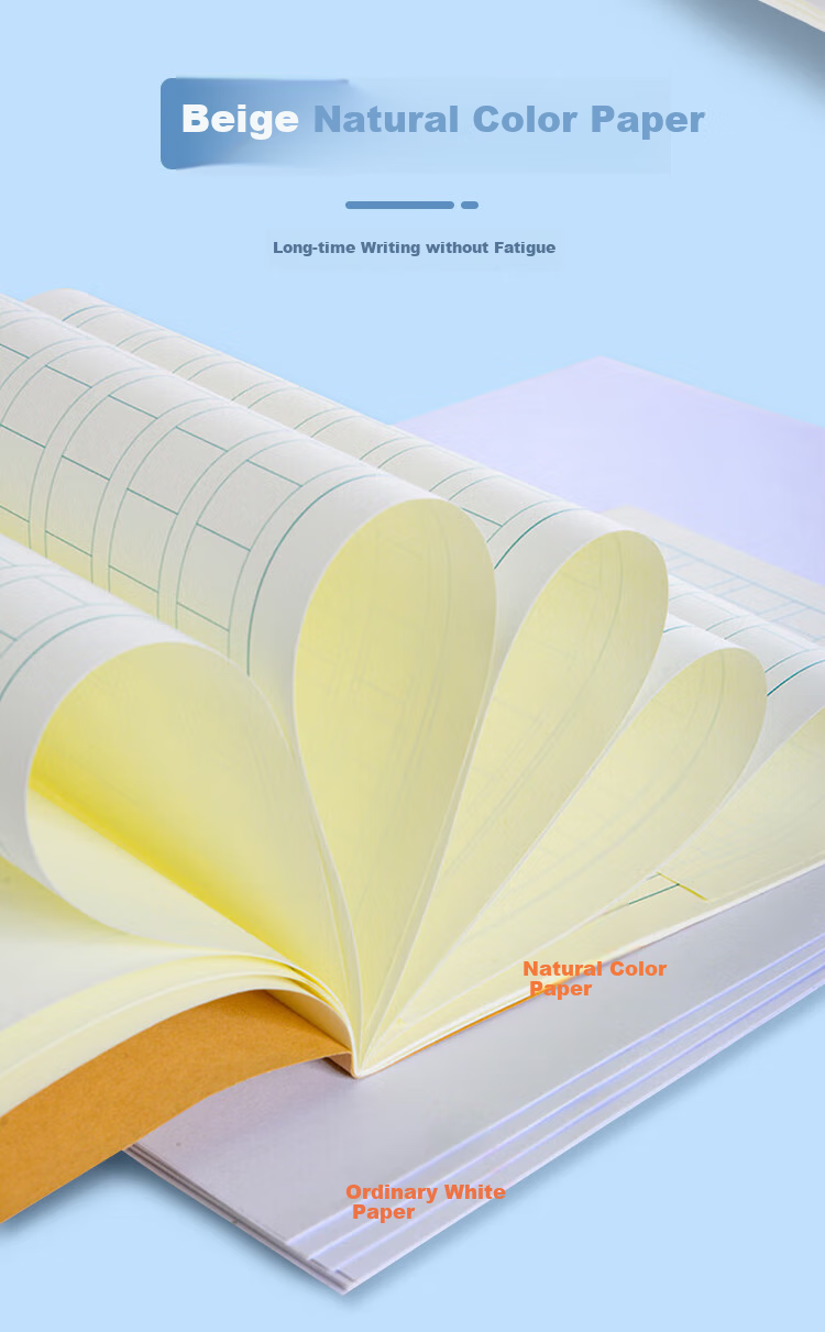 Weikeduoli 32k Elementary School Student Writing Notebook, Chinese Language Picture Writing Book, Diary, First And Second Grade Weekly Journal, Homework Book, Grid Pattern Reading Notebook, Thickened Children's Composition And Drawing Book 5
