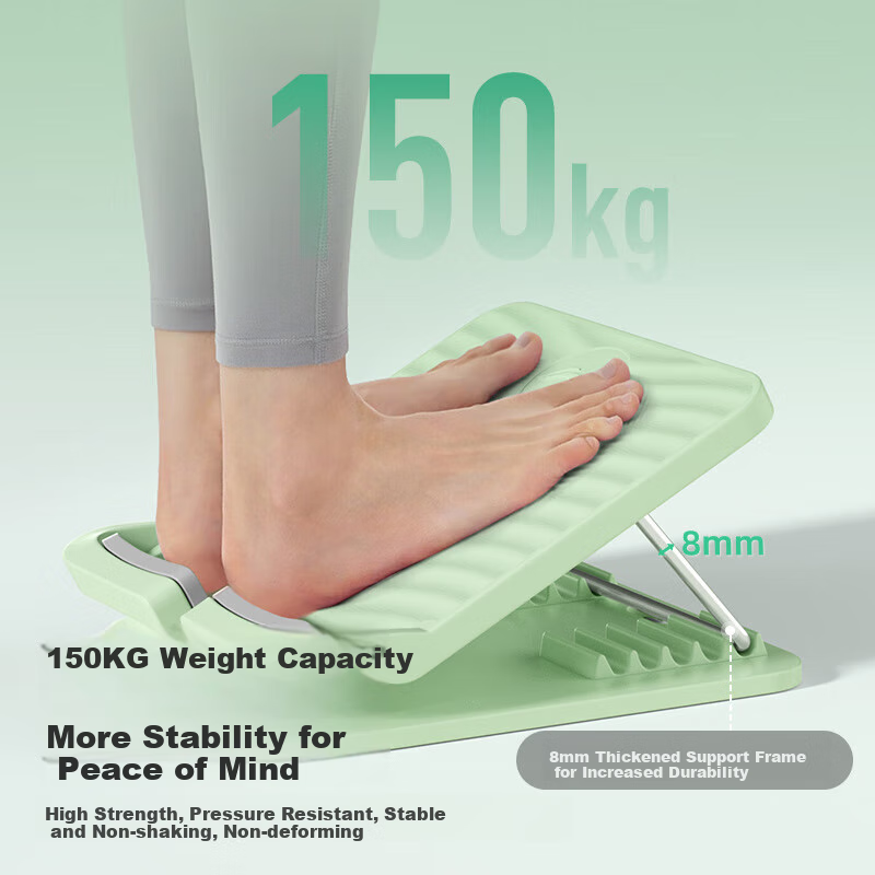 Li-Ning Stretching Board, Inclined Pedal, Calf Stretcher for Home Use, Leg Beauty Stretching Bench, Standing Foldable Device, Ankle Rehabilitation Fitness Equipment