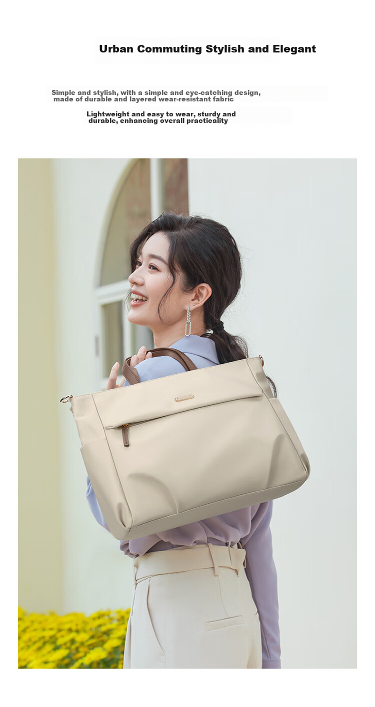 GOLF Laptop Bag for Women, Handheld 14/15-Inch Notebook Business Briefcase, Huawei Apple Shoulder Tote Bag Crossbody 3