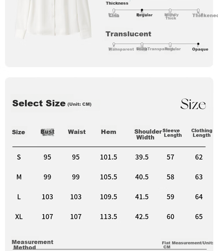Sentubila Chiffon Blouse for Women, Spring And Autumn Elegant Office V-Neck Shirt, Slimming Loose Long-Sleeve Top, Off-White, M 9