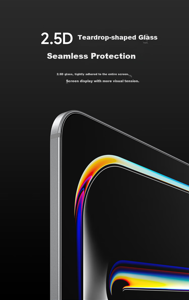 BELKIN , Apple Accessories, IPad Screen Protector, IPad Protective Film, High-Definition Tempered Glass Film, Apple Tablet Screen Protector, IPad Mini6/7 (A17Pro) 3