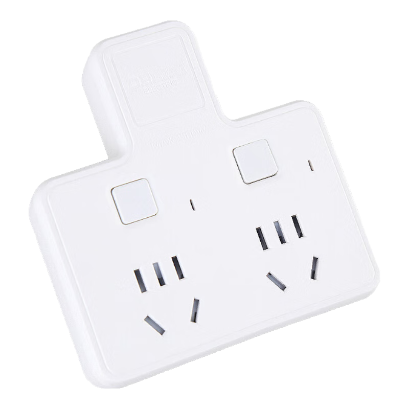 Delixi Electric Socket Power Converter Wireless Multi-Functional One-to-Two CDK602