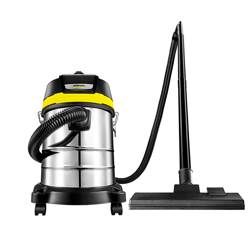 KARCHER German Stainless Steel Barrel Vacuum Cleaner, 25L Large Capacity, for Home And Commercial Use, Wet And Dry, Industrial Cleaning, Renovation, Strong Suction Power, WD3s