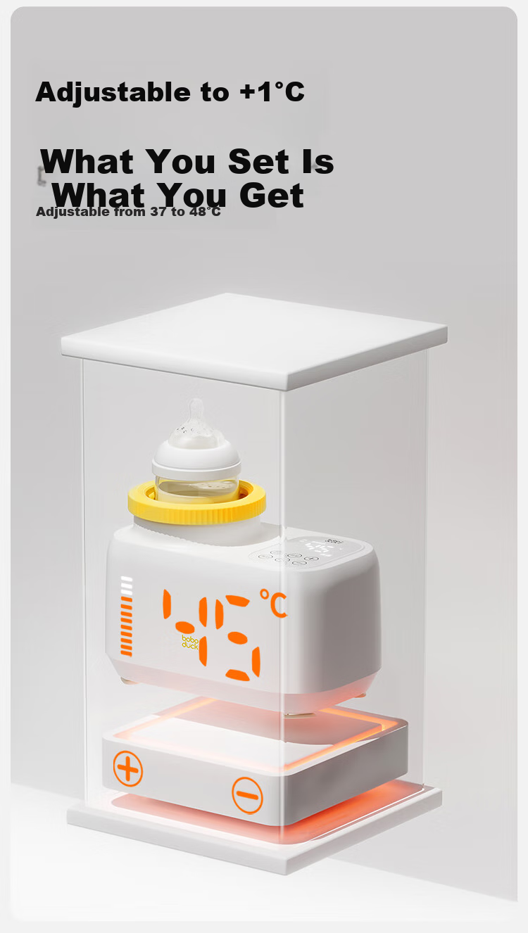 Boboduck Milk Warmer And Shaker All-In Baby Bottle Warmer/Shaker/Warmer/Thawing 4-In Milk Warmer 6277 22